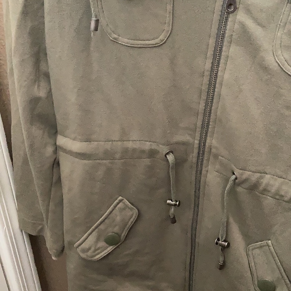 FINAL MARKDOWN Style and Company French Terry hooded jacket Petite extra-large - Picture 2 of 4